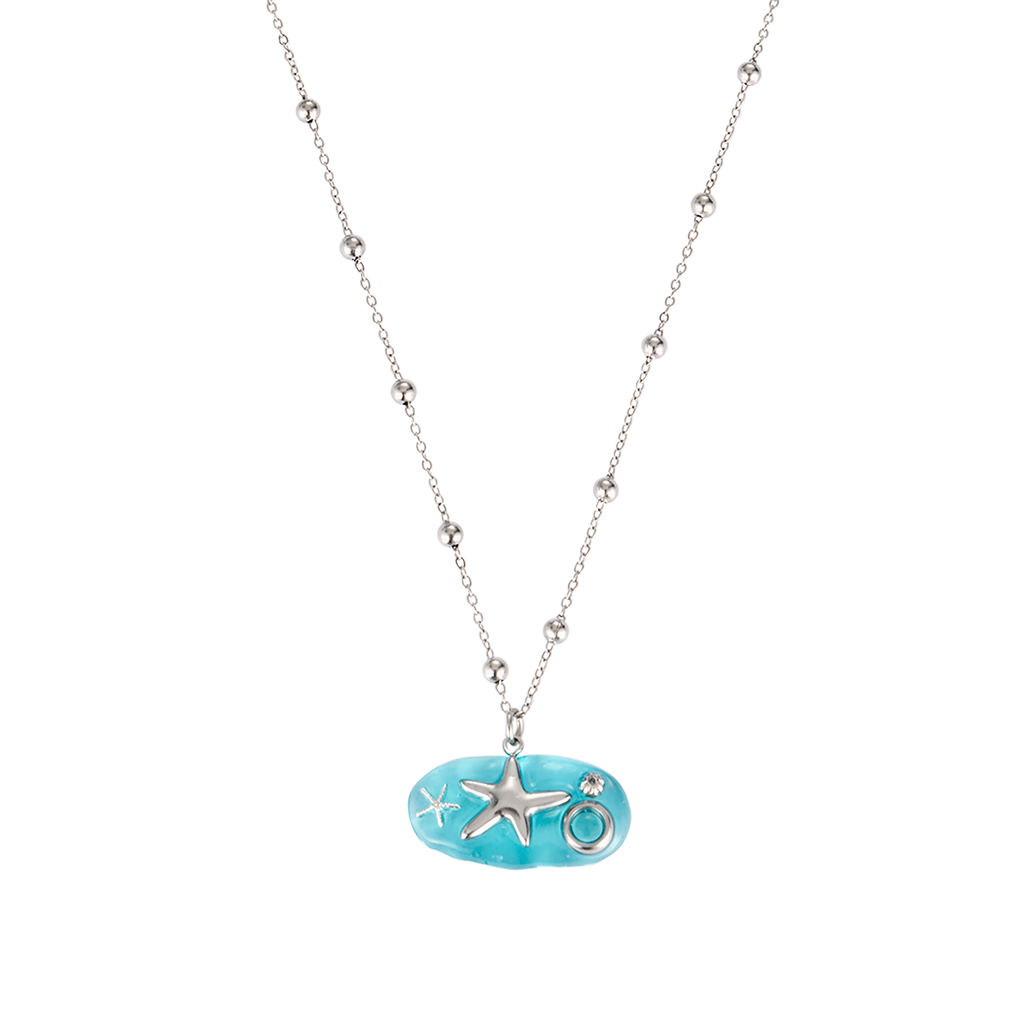 엔프프 마린 네크리스 블루(Nff Marin Necklace Blue)