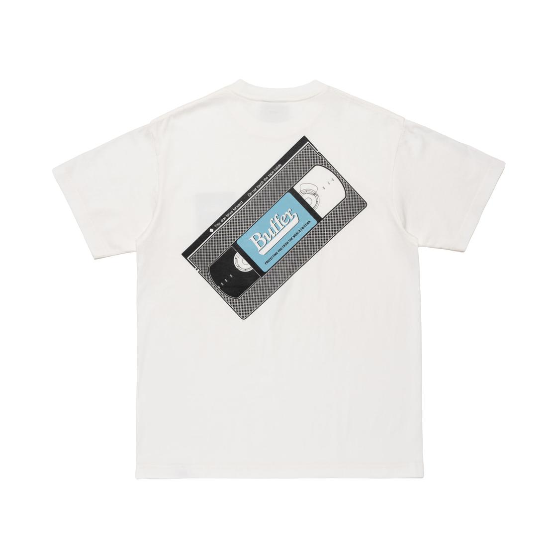 버퍼 VCR 티셔츠 화이트(Buffer VCR T-Shirt White)