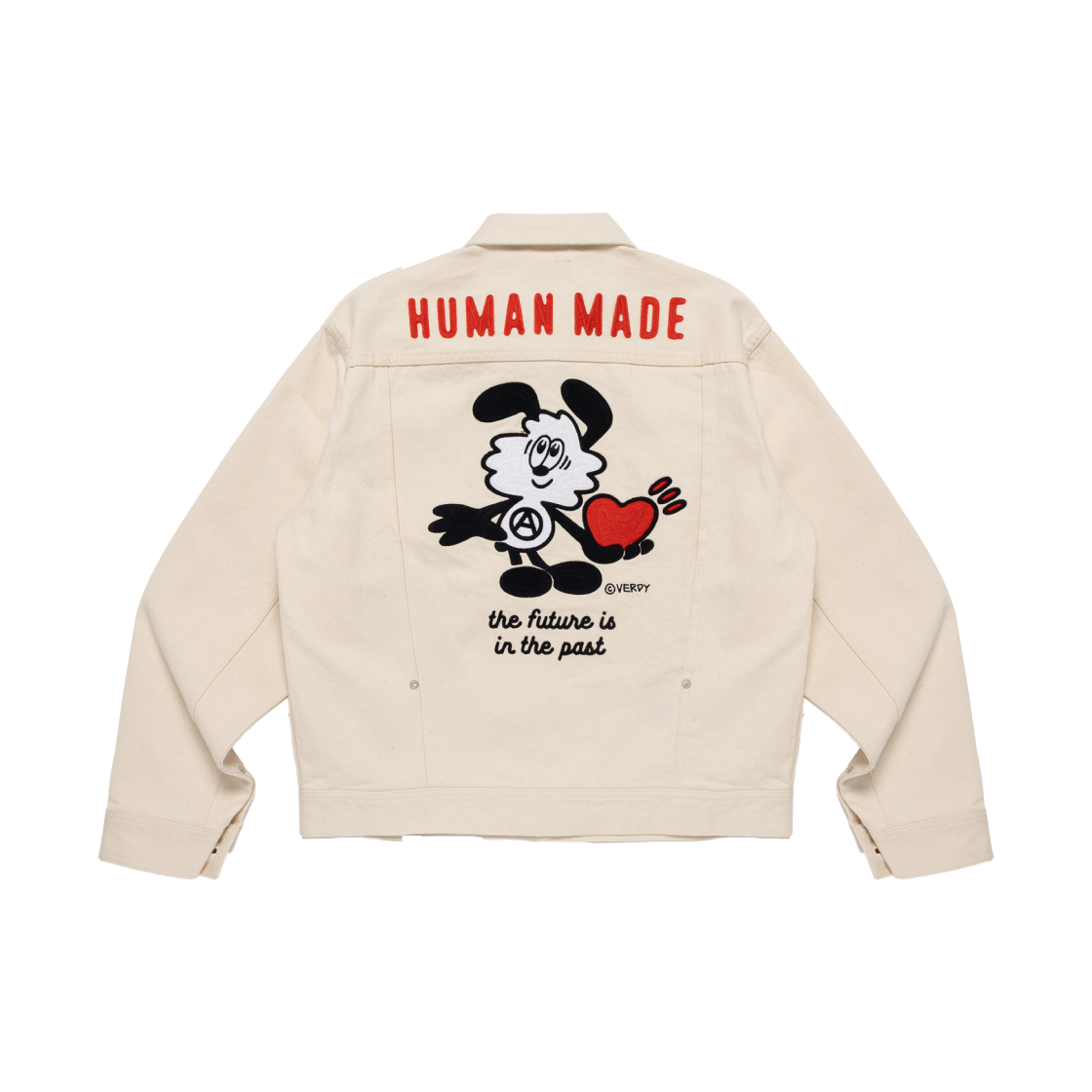 휴먼 메이드 x 베르디 워크 자켓 화이트 - 잠실 스토어 한정(Human Made x Verdy Work Jacket White - Jamsil Store Exclusvie)