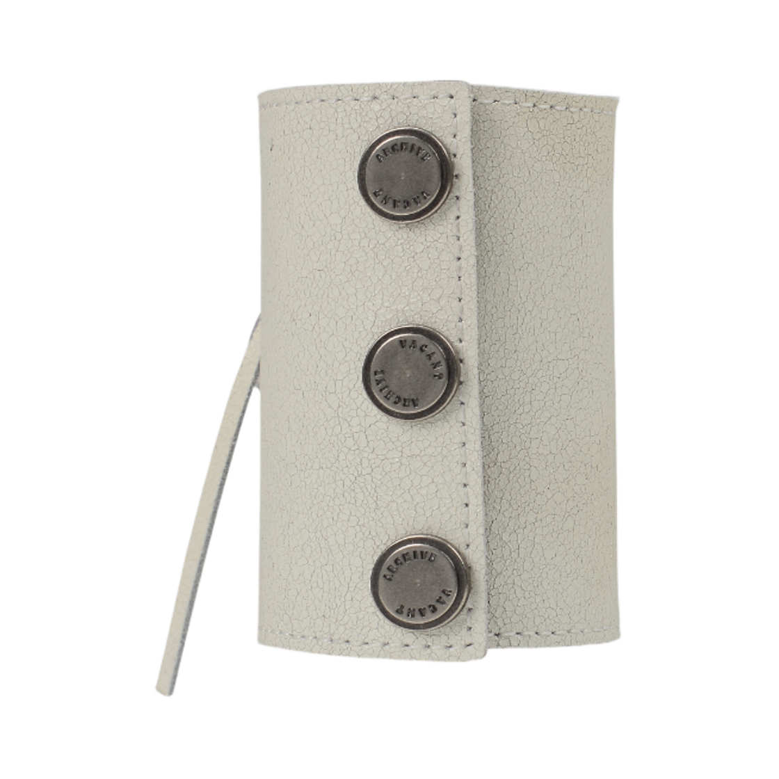 베이컨트 아카이브 코르셋 레더 팔찌 화이트(Vacant Archive Corset Leather Bracelet White) - 2