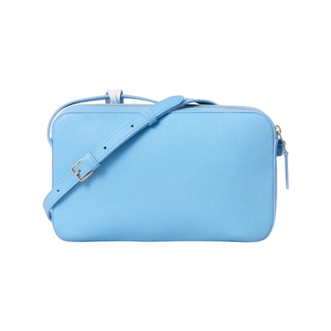 셀린느 메신저백 참 스무스 카프스킨 램스킨 스카이 블루 울트라 화이트(Celine Messenger Bag with Charm in Smooth Calfskin and Lambskin Sky Blue Ultra White) - 2