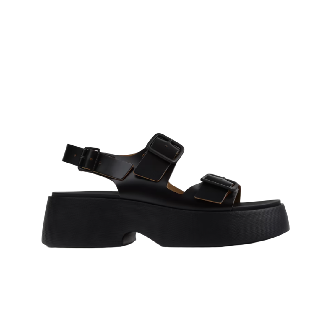 K201712-001 (W) Camper Tasha Sandals Black