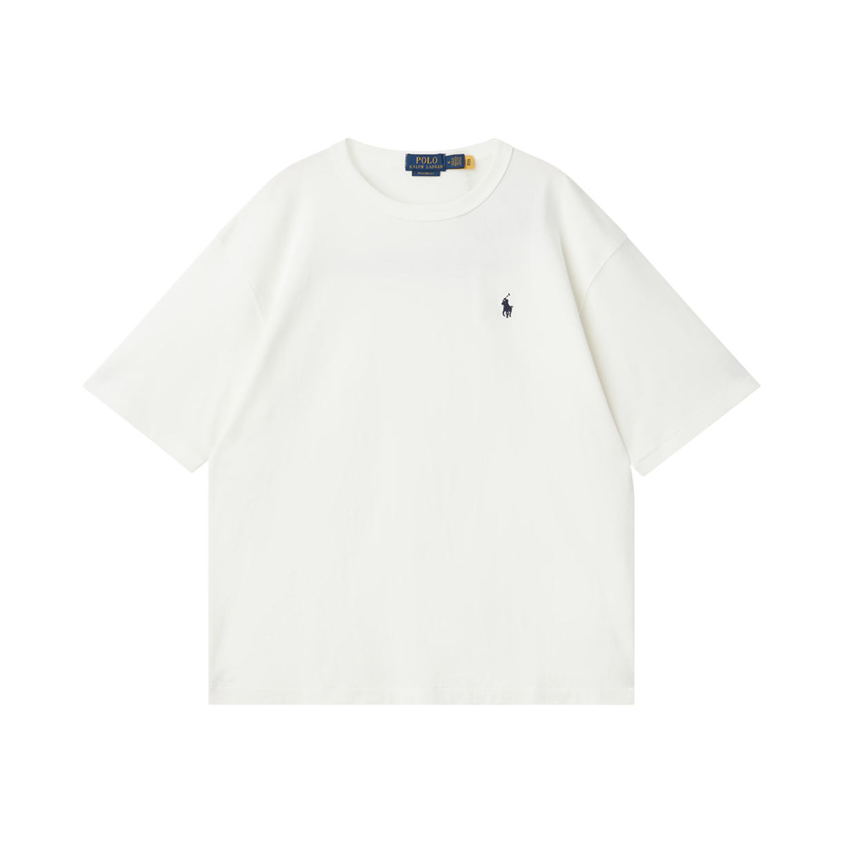 [10% 적립] 폴로 랄프 로렌 릴렉스핏 로고 저지 티셔츠 데크워시 화이트 - 26FW([10% 적립] Polo Ralph Lauren Relaxed Fit Logo Jersey T-Shirt Deckwash White - 26FW) - 1