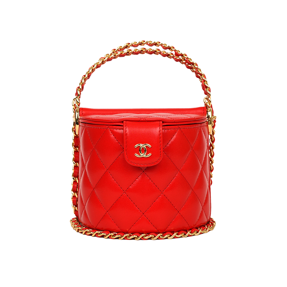ITDUQKPBODIU Chanel Vanity Cosmetic Case Chain Shoulder Bag