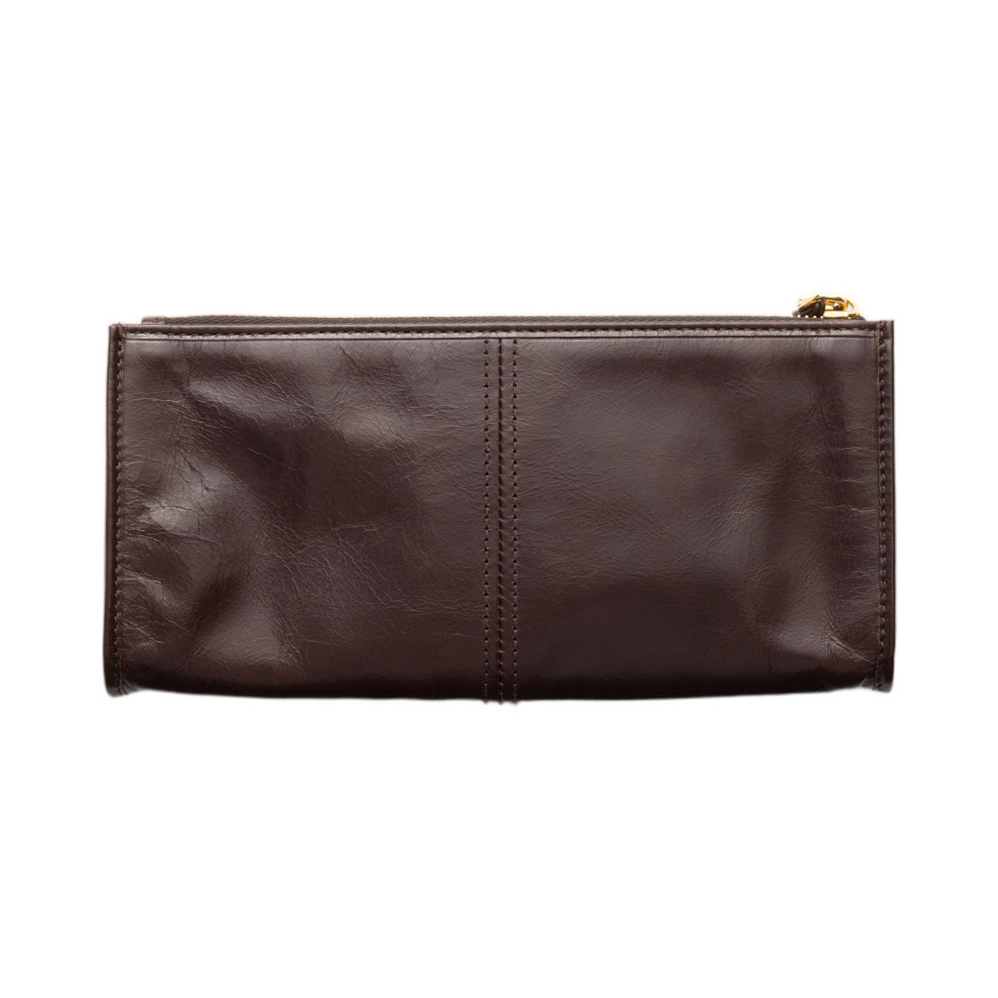 프라다 레더 파우치 다크 브라운(Prada Leather Pouch Dark Brown) - 2
