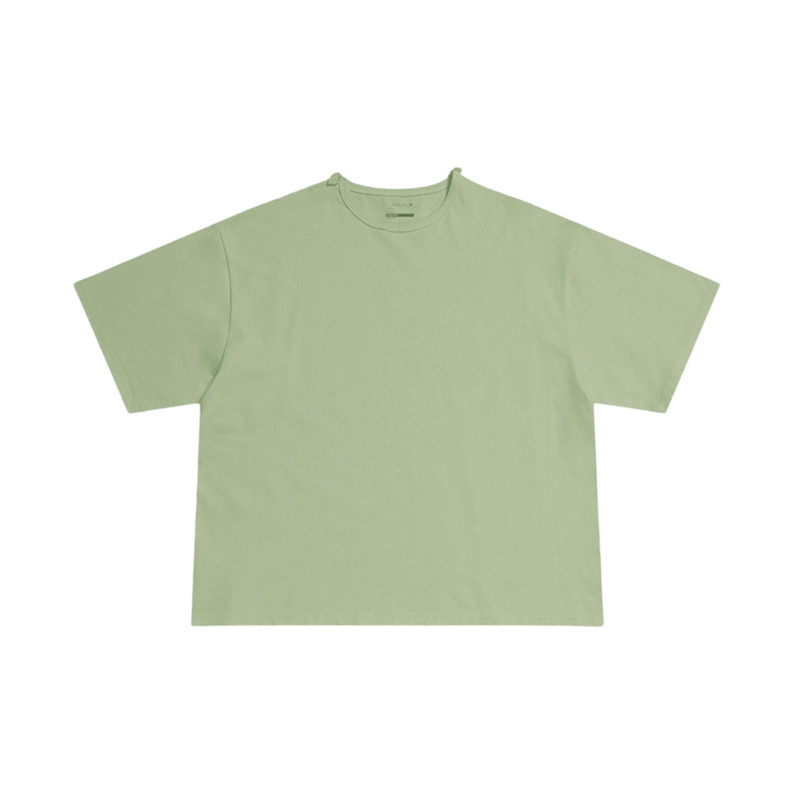 에스티유 오버랩 크롭 티셔츠 그린(STU Overlap Crop T-Shirt In Green)