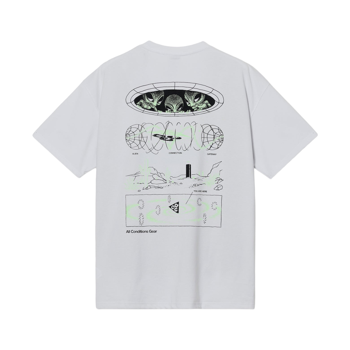나이키 ACG 미스테리 라이츠 티셔츠 서밋 화이트 - 아시아(Nike ACG Mystery Lights T-Shirt Summit White - Asia) - 2