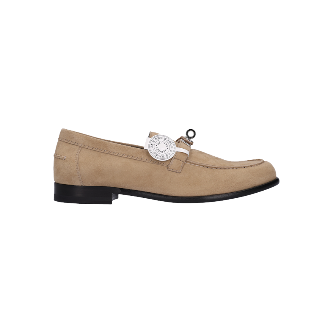 ITSPDQEGIVW8 Hermes H221087Z Destin Loafers Beige Agneau