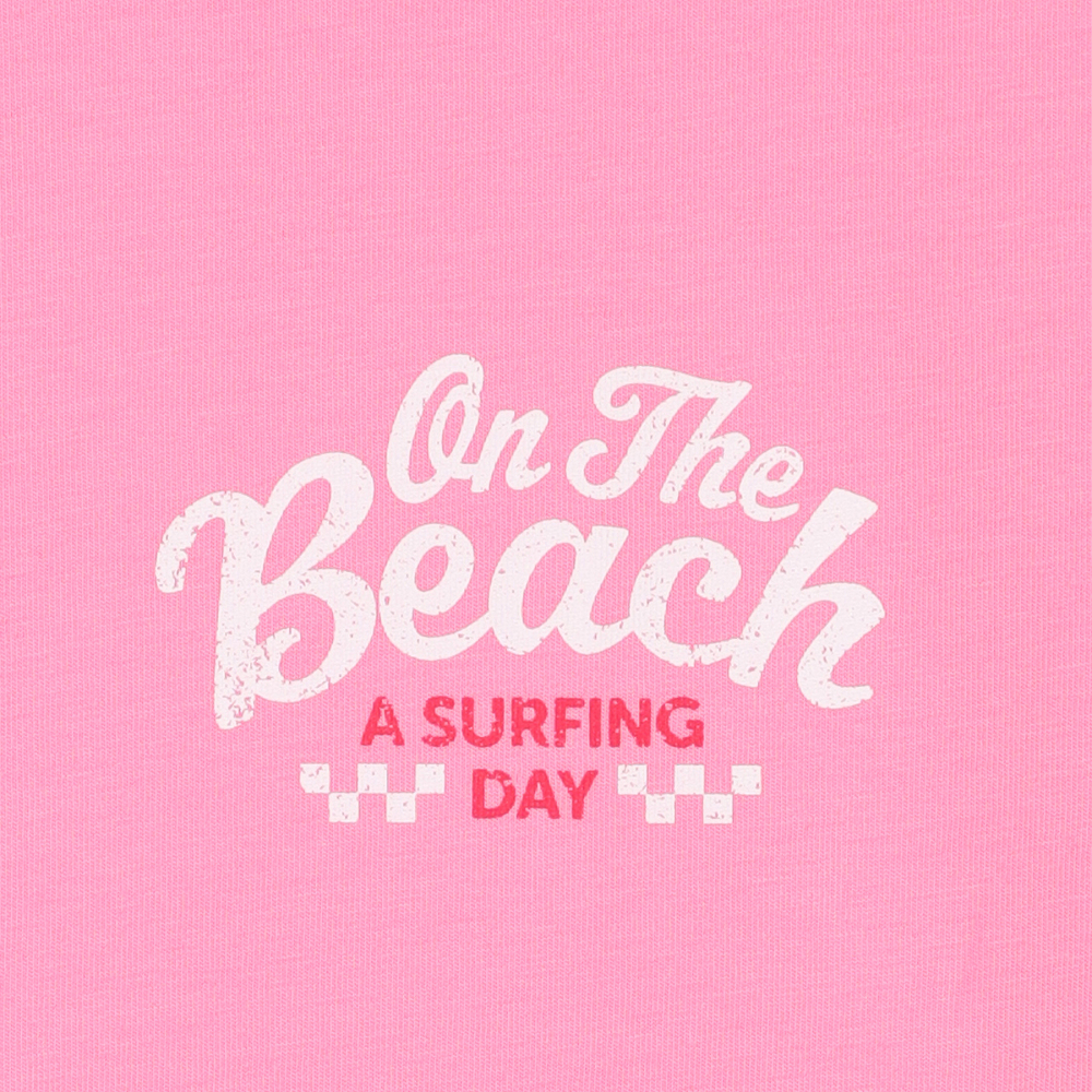 [6% 적립] 휠라 Coldwave+ 온더비치 반팔티 핑크([6% 적립] FILA Coldwave Beach T-Shirt Pink) - 5