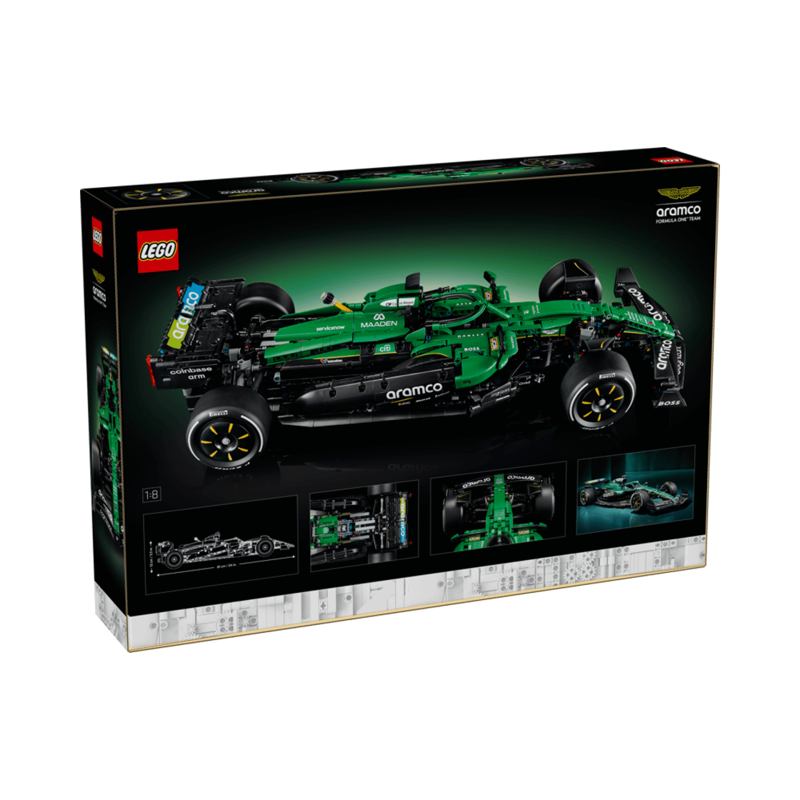 레고 테크닉 애스턴 마틴 아람코 AMR25 F1 레이스카(Lego Technic Aston Martin Aramco AMR25 F1 Car) - 2