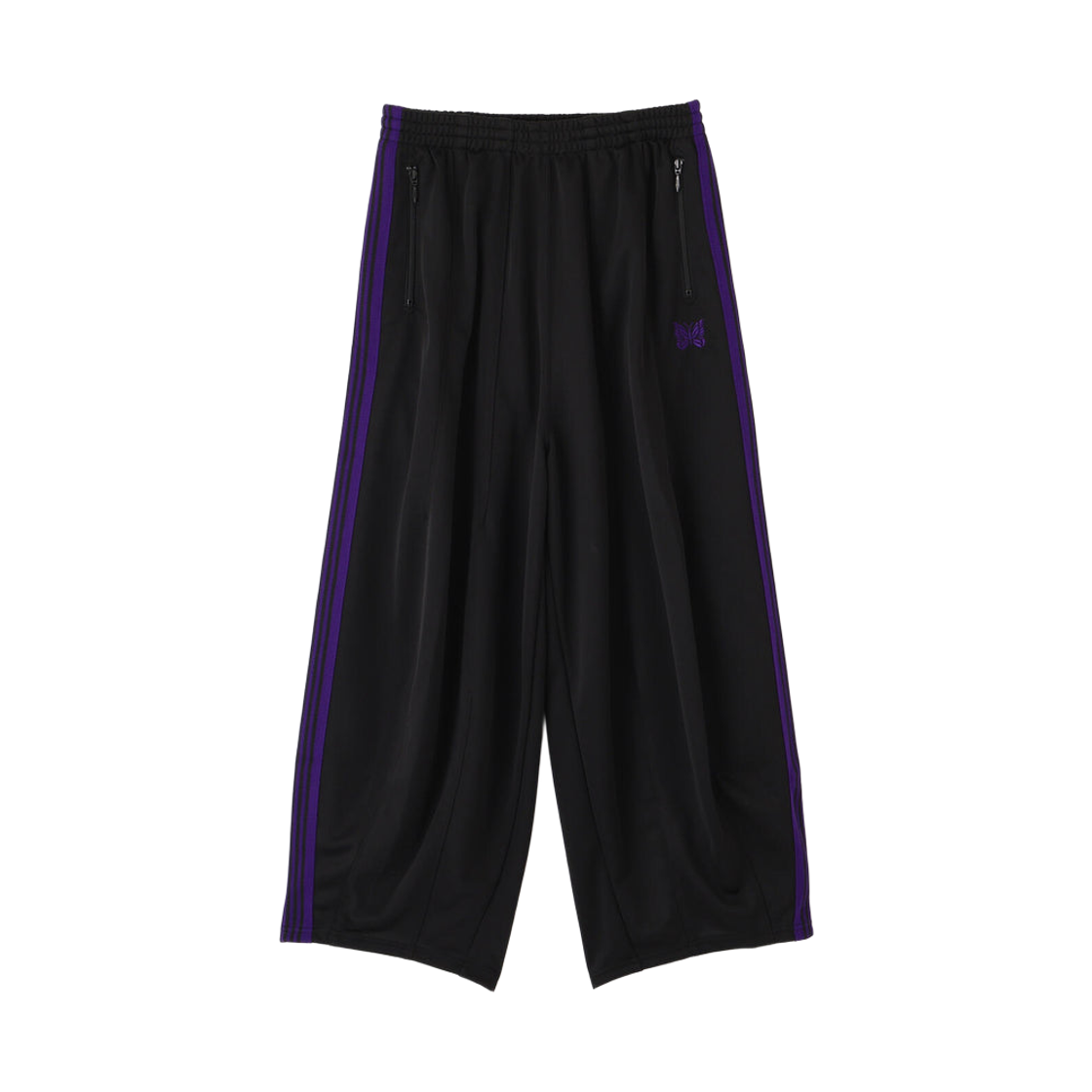 니들스 x LHP H.D. 폴리 스무스 트랙 팬츠 블랙 - LHP 한정(Needles x LHP H.D. Poly Smooth Track Pants Black - LHP Exclusive)