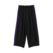 Needles x LHP H.D. Poly Smooth Track Pants Black - LHP Exclusive