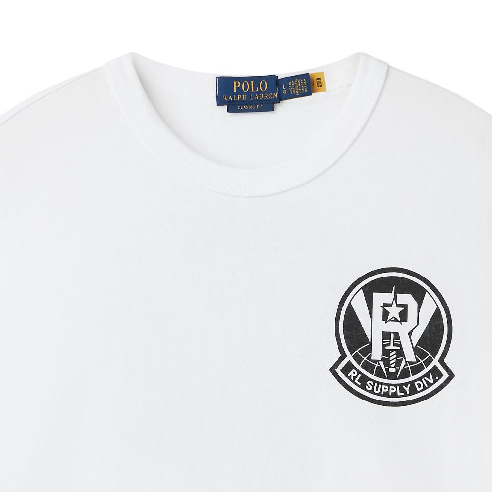 [15% 적립] 폴로 랄프 로렌 클래식핏 저지 그래픽 티셔츠 화이트 - 26FW([15% 적립] Polo Ralph Lauren Classic Fit Jersey Graphic T-Shirt White - 26FW) - 3