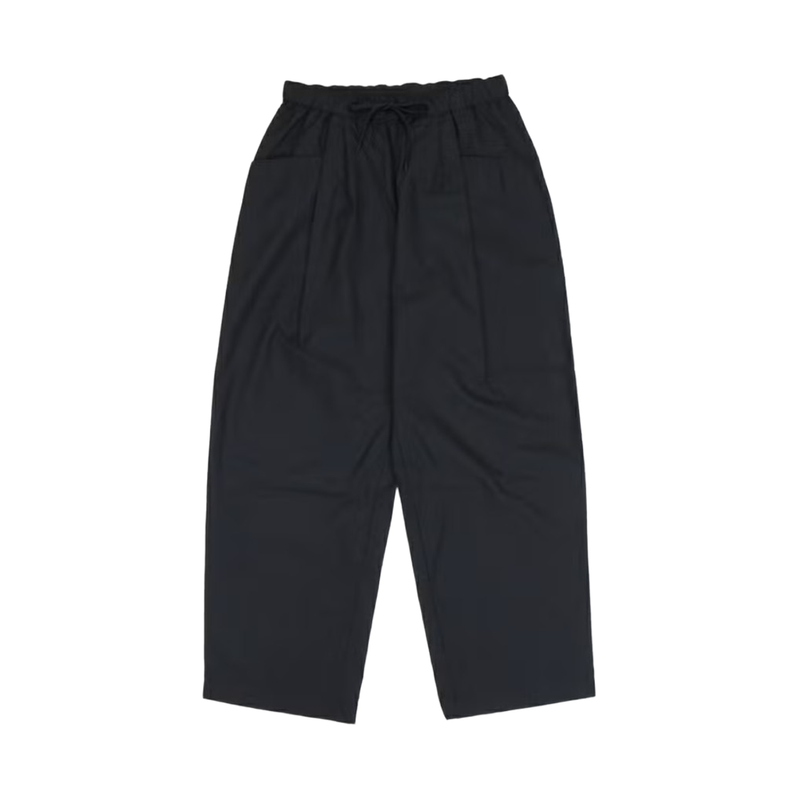 (W) 단톤 스터너 나일론 2 턱 이지 팬츠 블랙((W) Danton Stunner Nylon 2 Tuck Easy Pants Black)