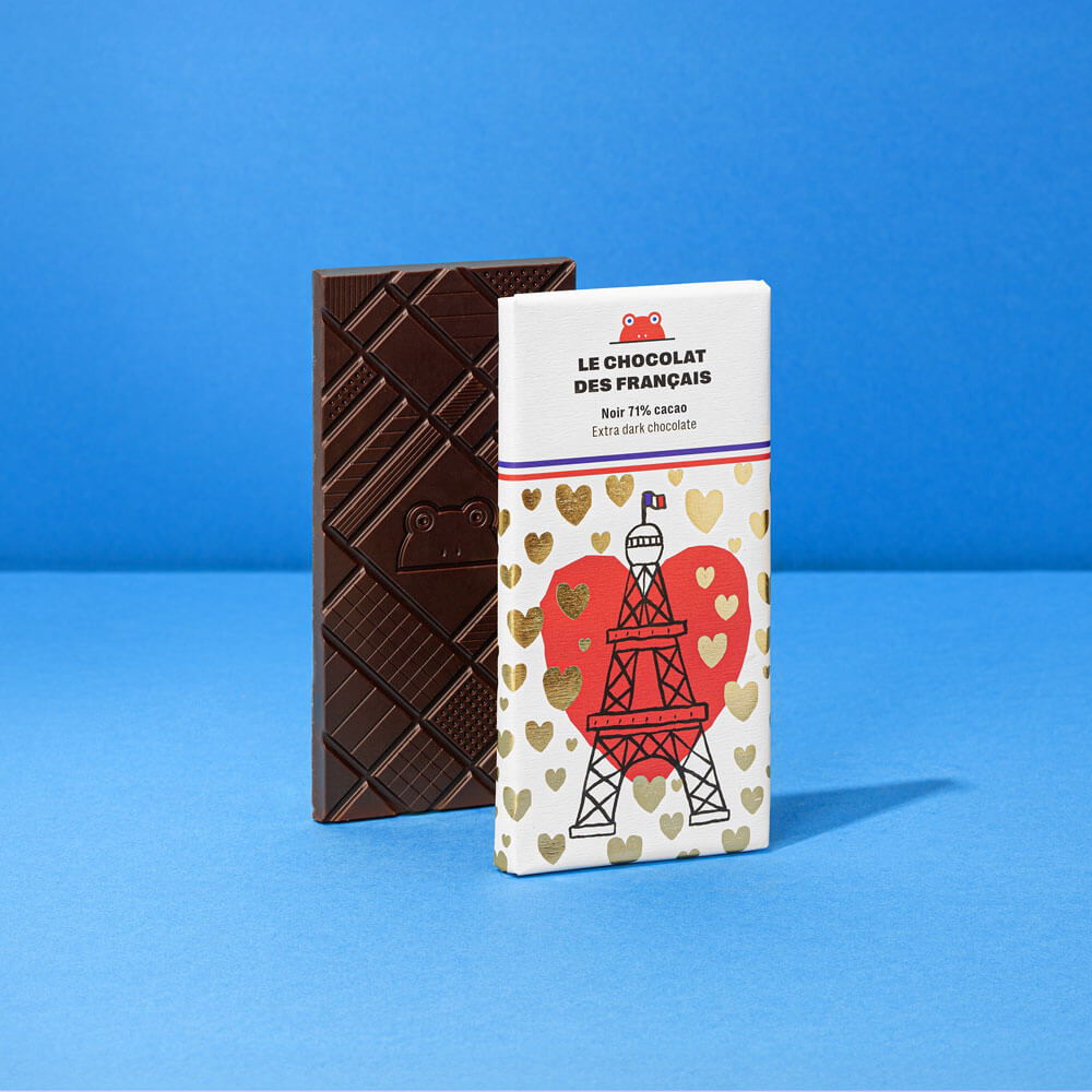 르쇼콜라데프랑세즈 에펠탑 다크 초콜렛 바(LE CHOCOLAT DES FRANCAIS Eiffel Tower Dark Chocolate Bar) - 2