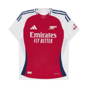 Adidas Arsenal 24/25 Home Authentic Jersey Better Scarlet White - US Sizing (Non Marking Ver.)