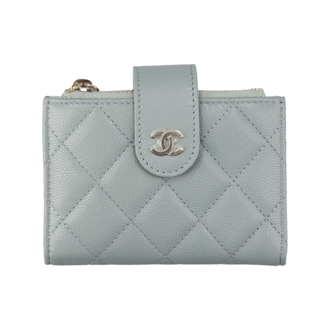 샤넬 AP1928 캐비어 반지갑 그레인드 카프스킨(Chanel AP1928 Caviar Compact Wallet in Grained Calfskin) - 1