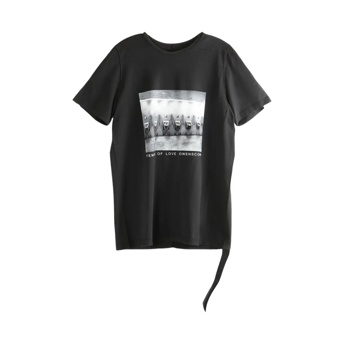 릭 오웬스 다크쉐도우 그래픽 티셔츠 블랙 밀크(Rick Owens Drkshdw Graphic T-Shirt Black Milk) - 1