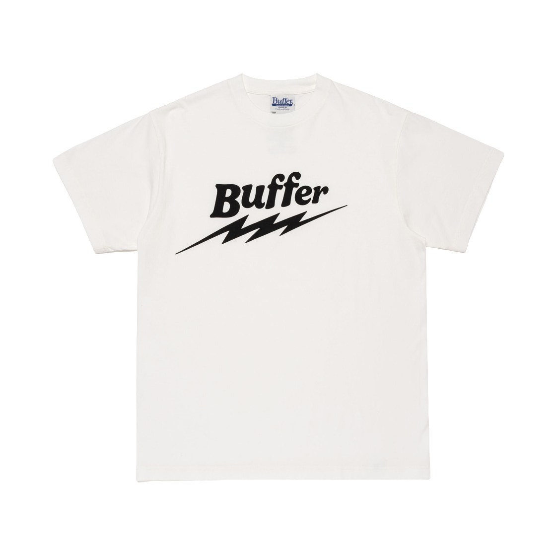 버퍼 라이트닝 위즈 티셔츠 화이트(Buffer Lightning Wiz T-Shirt White)