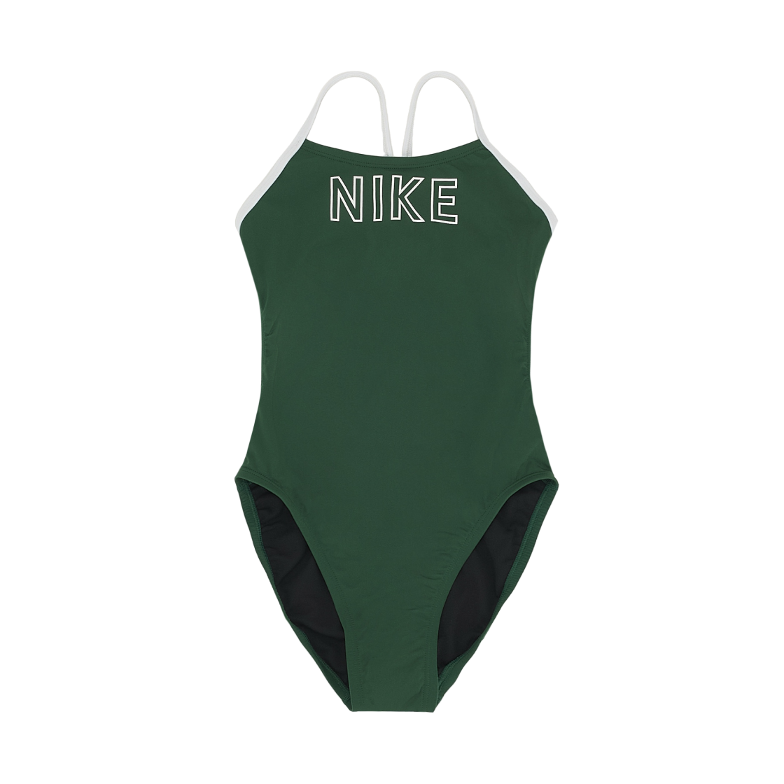 (W) 나이키 스윔 로고 컷아웃 골지 그린((W) Nike Swim Logo Cut-Out Gorge Green)