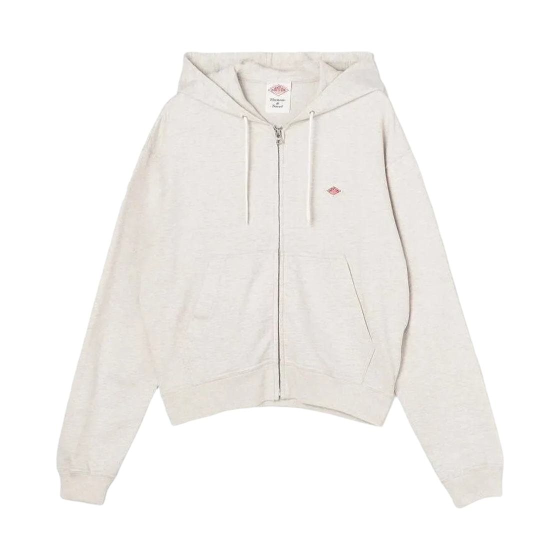 (W) 단톤 집 후드 에크루((W) Danton Zip Hoodie Ecru)