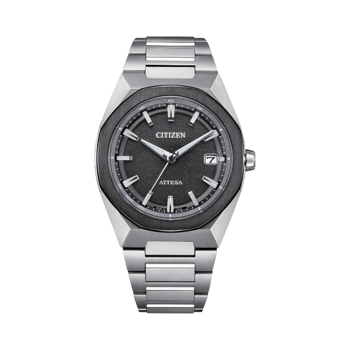 CB3044-55E Citizen Attesa Eco-Drive 39mm Super Titanium Silver Gray