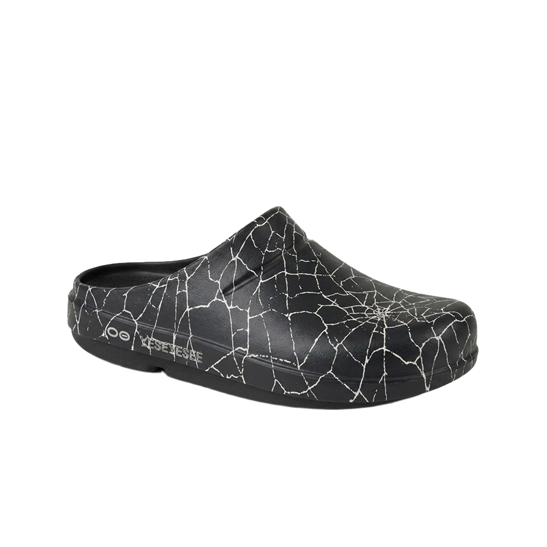 [KREAM 단독] 우포스 x 예스아이씨 OOcloog 블랙 남여공용 클로그([KREAM 단독] OOFOS x YESEYESEE OOcloog Black Unisex Clog)
