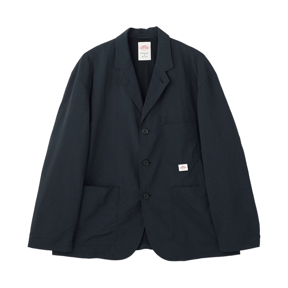 단톤 나일론 터서 테일러드 자켓 네이비(Danton Nylon Tusser Tailored Jacket Navy)