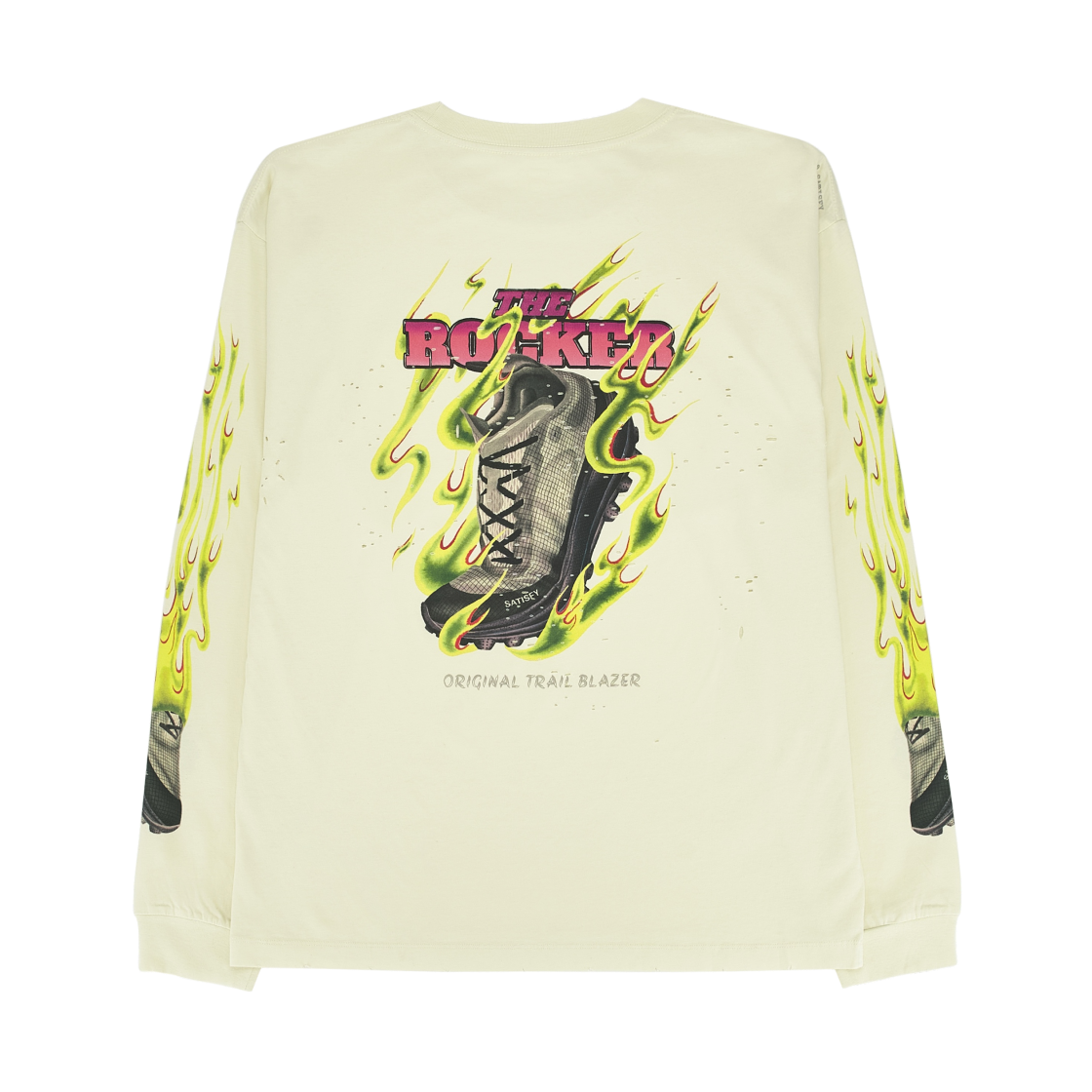 새티스파이 모스테크 롱 티셔츠 오프 화이트(Satisfy MothTech Long T-Shirt Off White) - 1