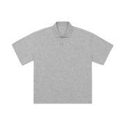 Kamien Back Pleats Polo Gray