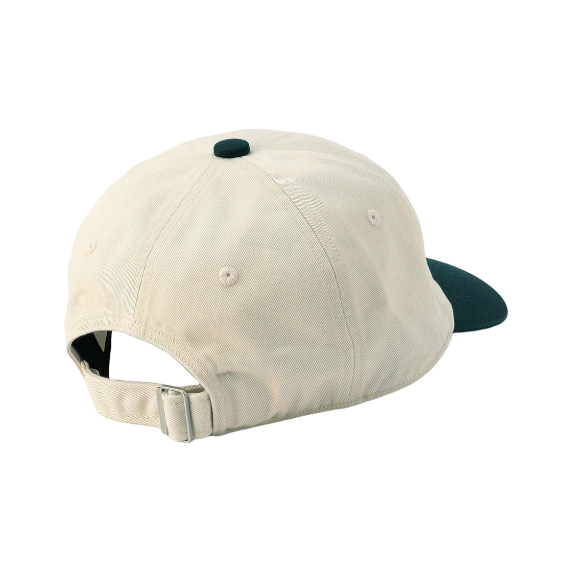 (키즈) 단톤 치노 클로스 컬러 블록 6 패널 캡 에크루 그린((Kids) Danton Chino Cloth Color Block 6 Panel Cap Ecru Green) - 2