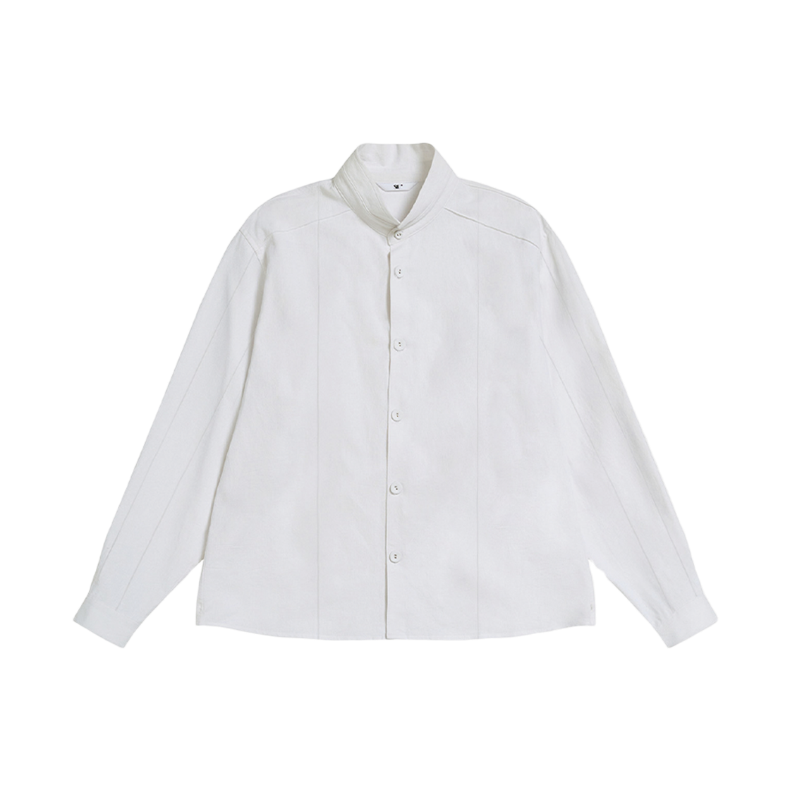 에스티유 스탠드 칼라 크리즈 셔츠 인 화이트(STU Stand Collar Crease Shirt In White)