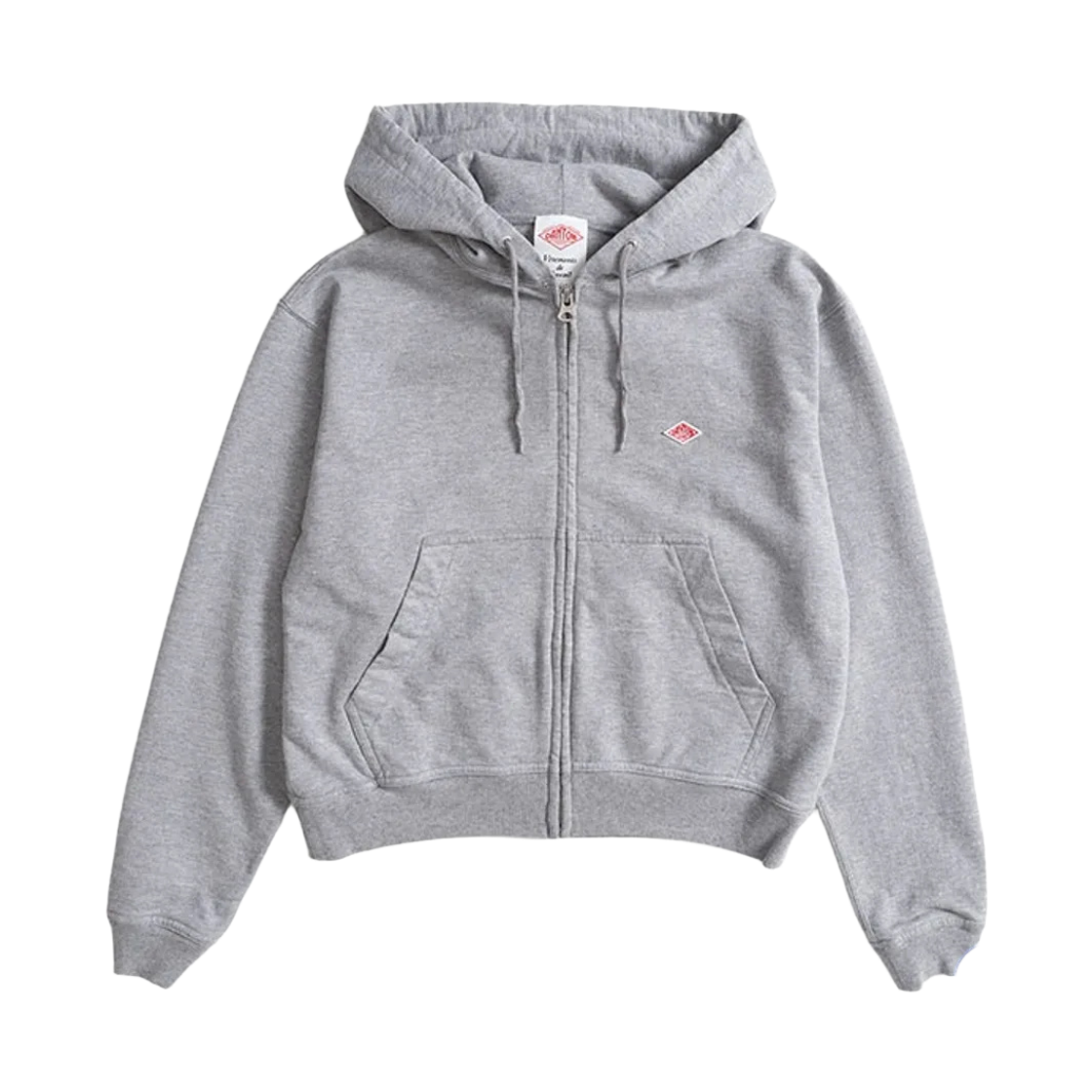 DT-C0411-CIN (W) Danton Zip Hoodie Grey