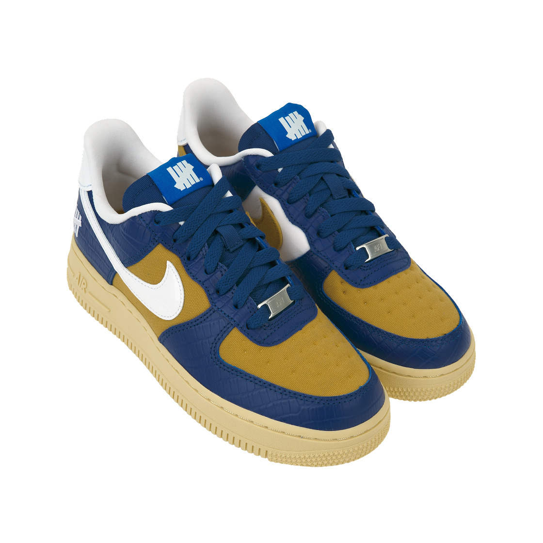 나이키 x 언디핏 에어포스 1 로우 SP 5 온 잇 코트 블루(Nike x Undefeated Air Force 1 Low SP 5 On It Court Blue) - 4