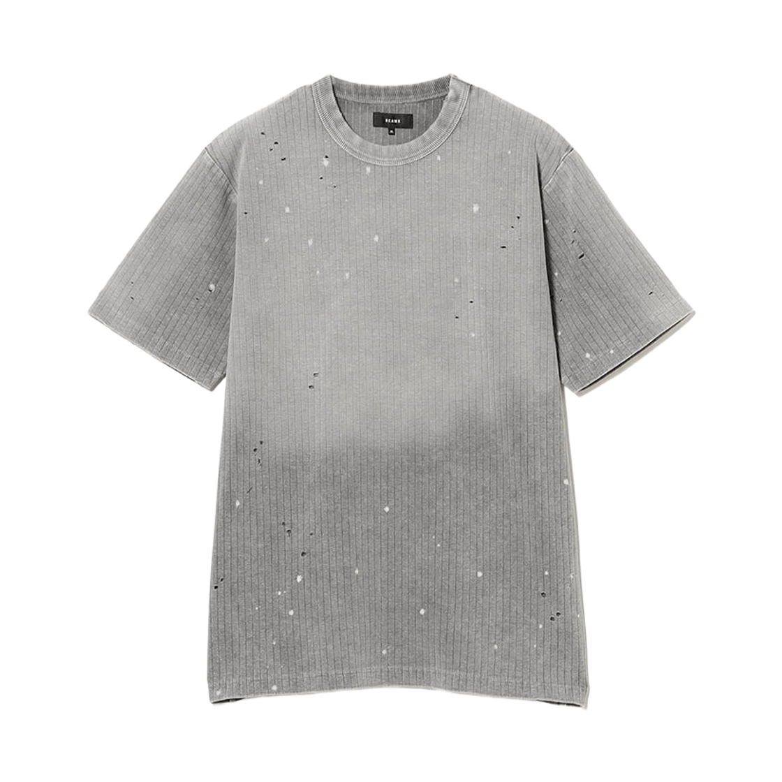 11-04-1430-139 Beams Fade Rib T-Shirt Fade Grey