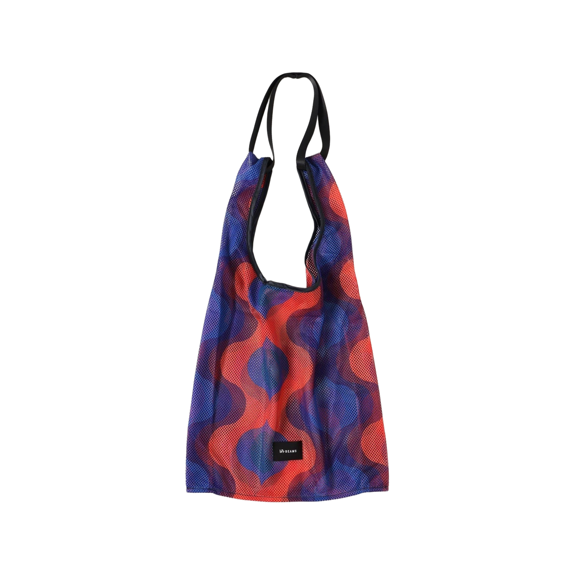 bPr 빔즈 투웨이 메쉬 쇼퍼 레드 웨이브(bPr Beams 2way Mesh Shopper Red Wave)