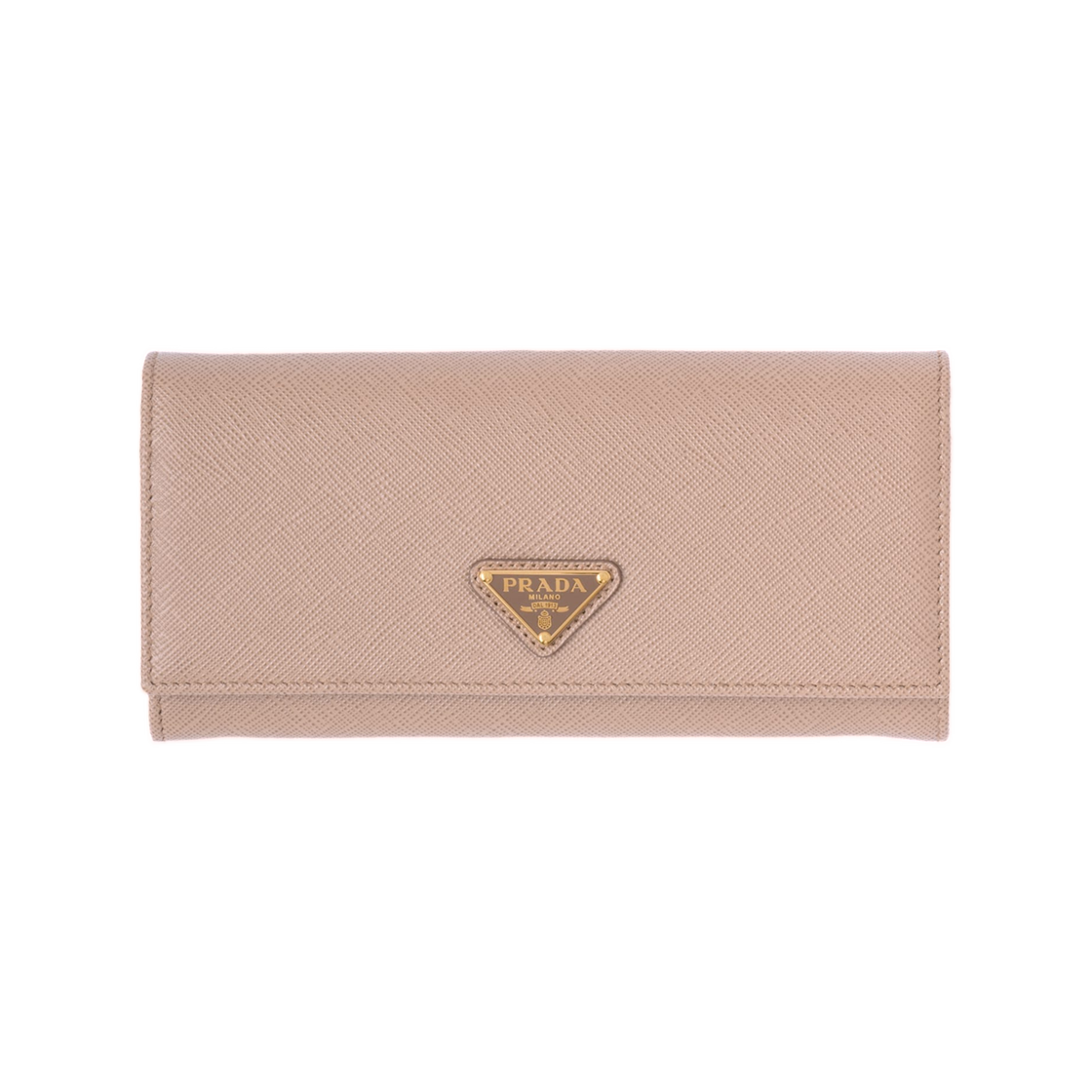 1MH132-QHH-F0236 Prada Large Saffiano Leather Wallet Powder Pink