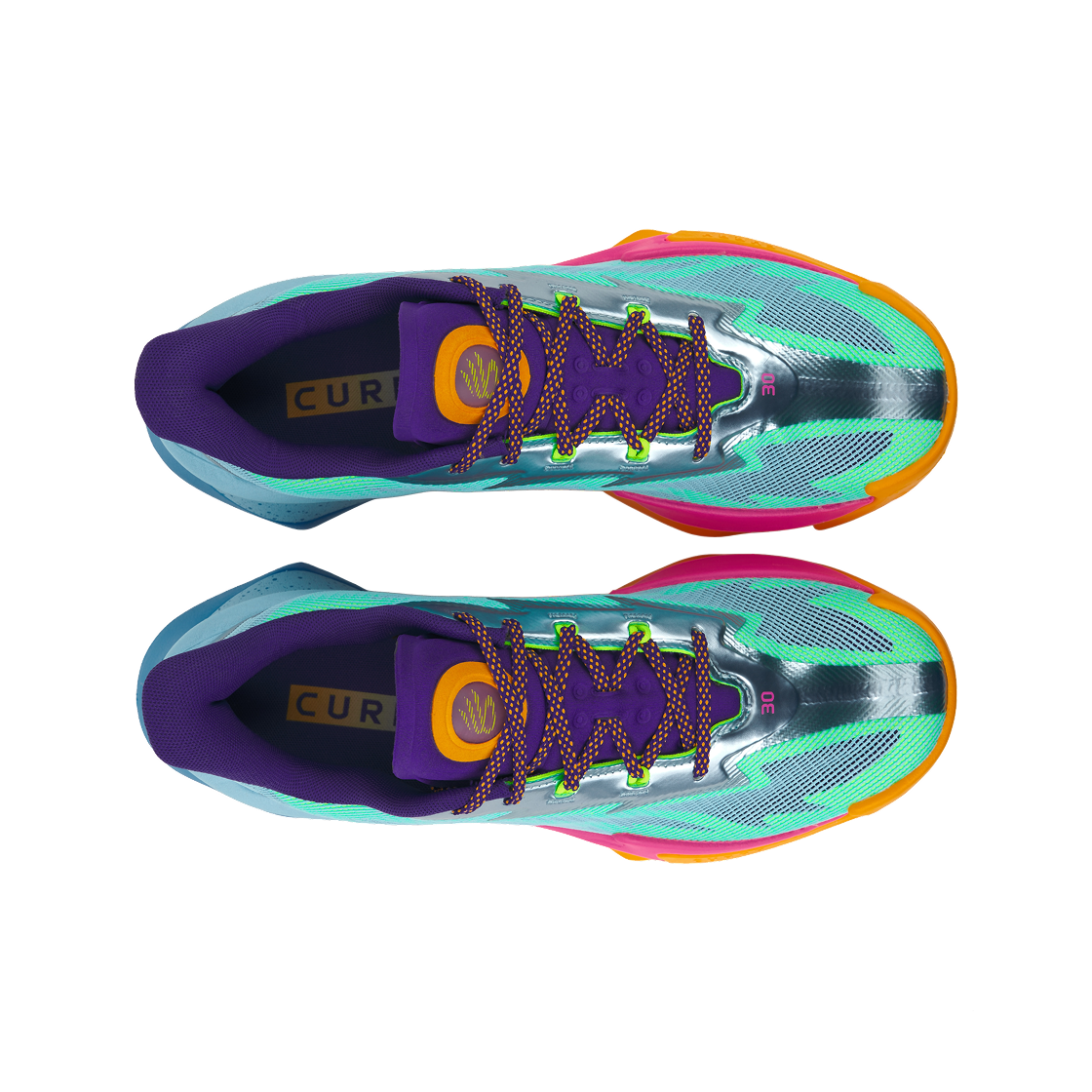 언더아머 커리 7 블루 핑크(Under Armour Curry 7 Blue Pink) - 5