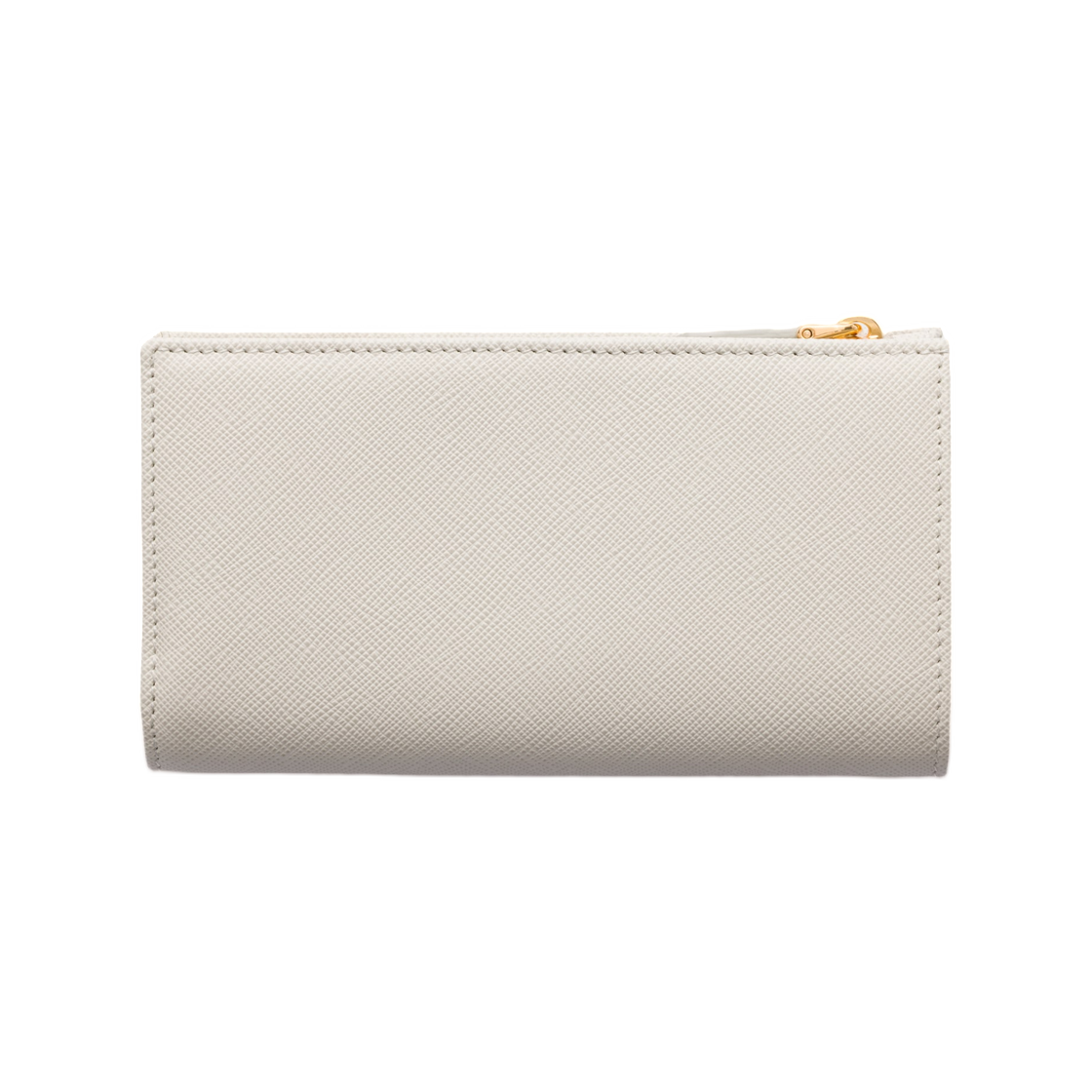 프라다 라지 사피아노 레더 월렛 초크 화이트(Prada Large Saffiano Leather Wallet Chalk White) - 2