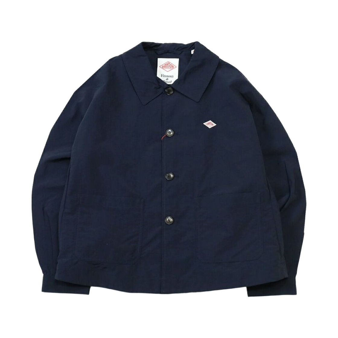 DT-A0652-TNY (W) Danton Nylon Tusser Dolman Sleeve Jacket Navy
