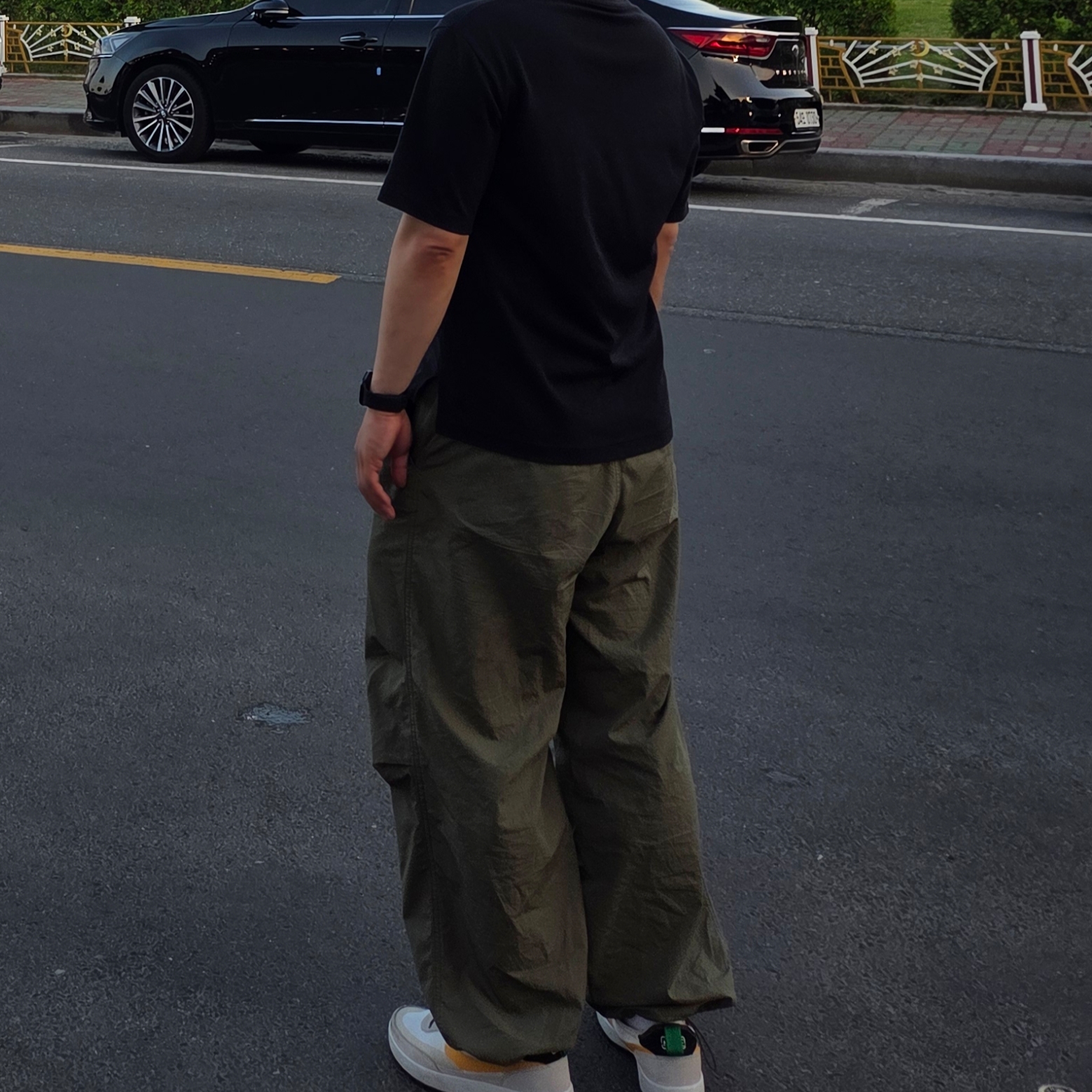 Supreme Origami T-Shirt Black - 26SS 착용 스타일