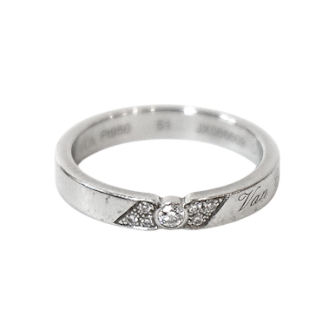IT38SANPJ4FB Van Cleef & Arpels Platinum Etoile Diamond Ring No. 51 C-B60843