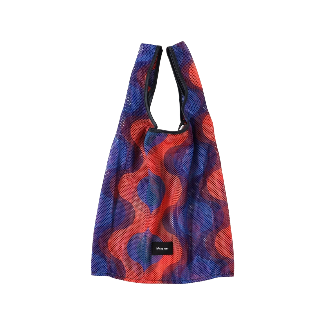 bPr 빔즈 투웨이 메쉬 쇼퍼 레드 웨이브(bPr Beams 2way Mesh Shopper Red Wave) - 2
