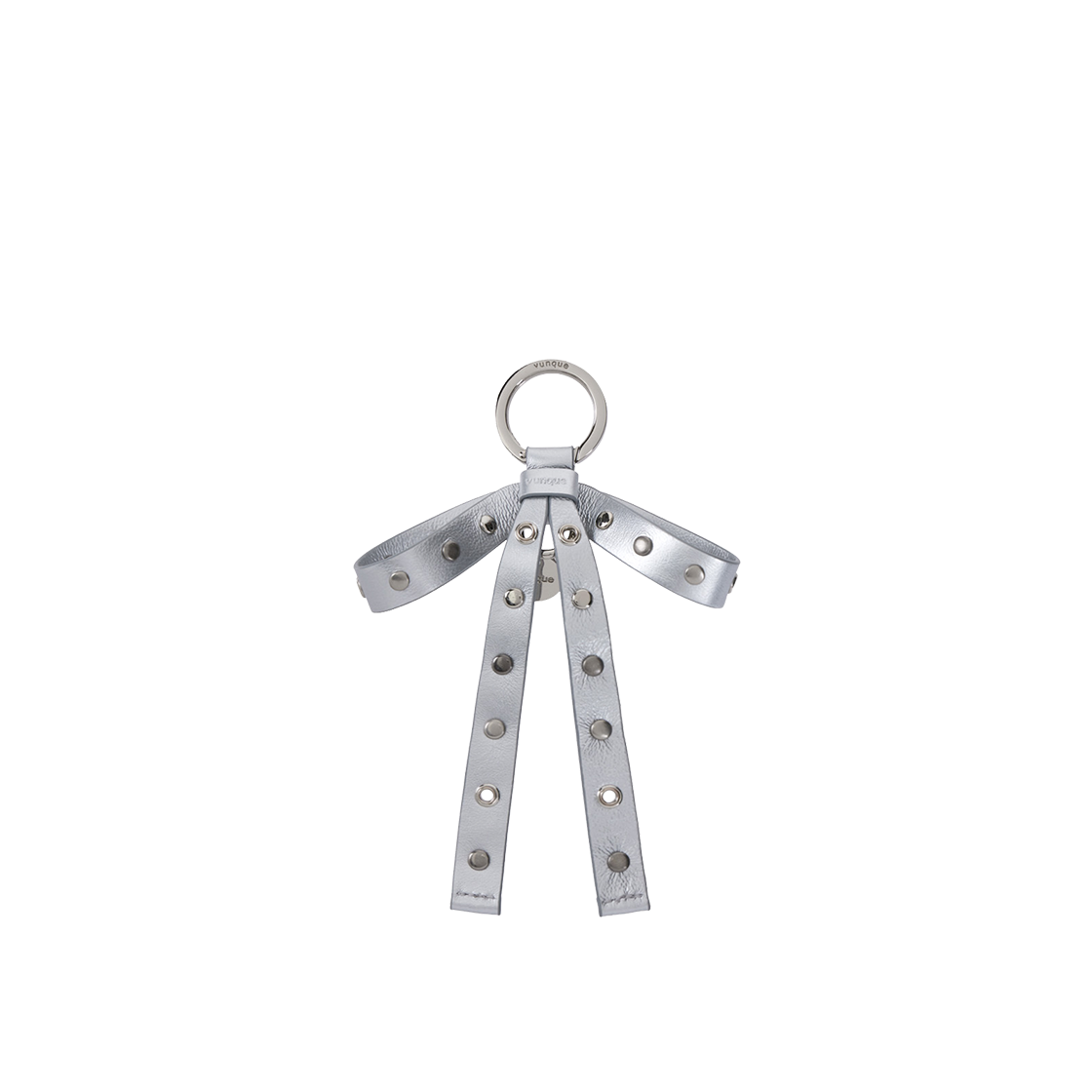 분크 고스 레더 리본 참 실버(vunque Goth Leather Ribbon Charm Silver) - 2