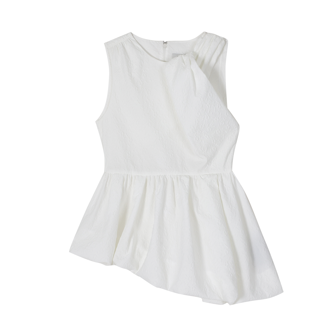 WH3TP318WH (W) SONGZIO Asymmetric Balloon Blouse White