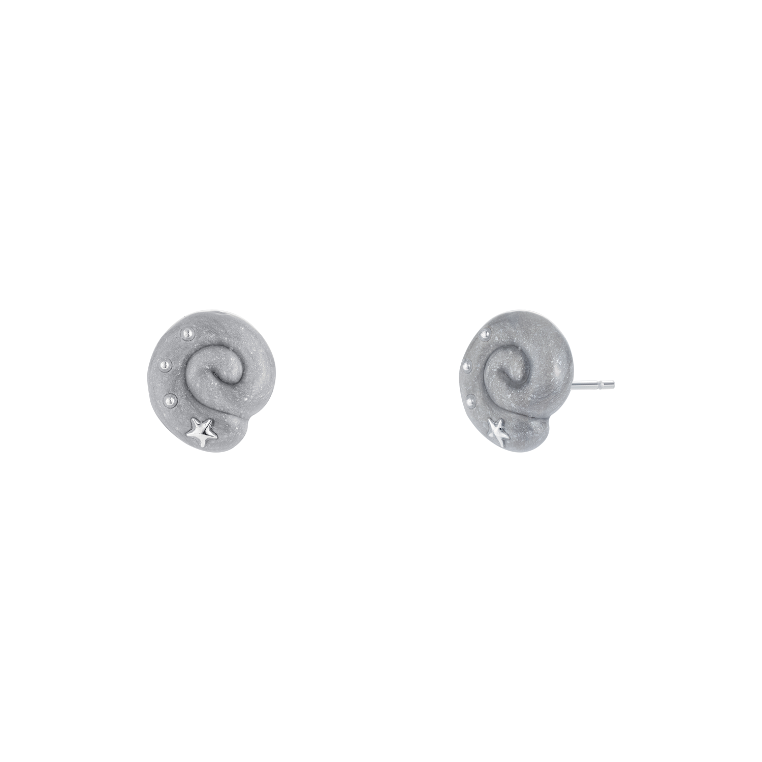 엔프프 에디 이어링 그레이(Nff Eddy Earrings Grey)