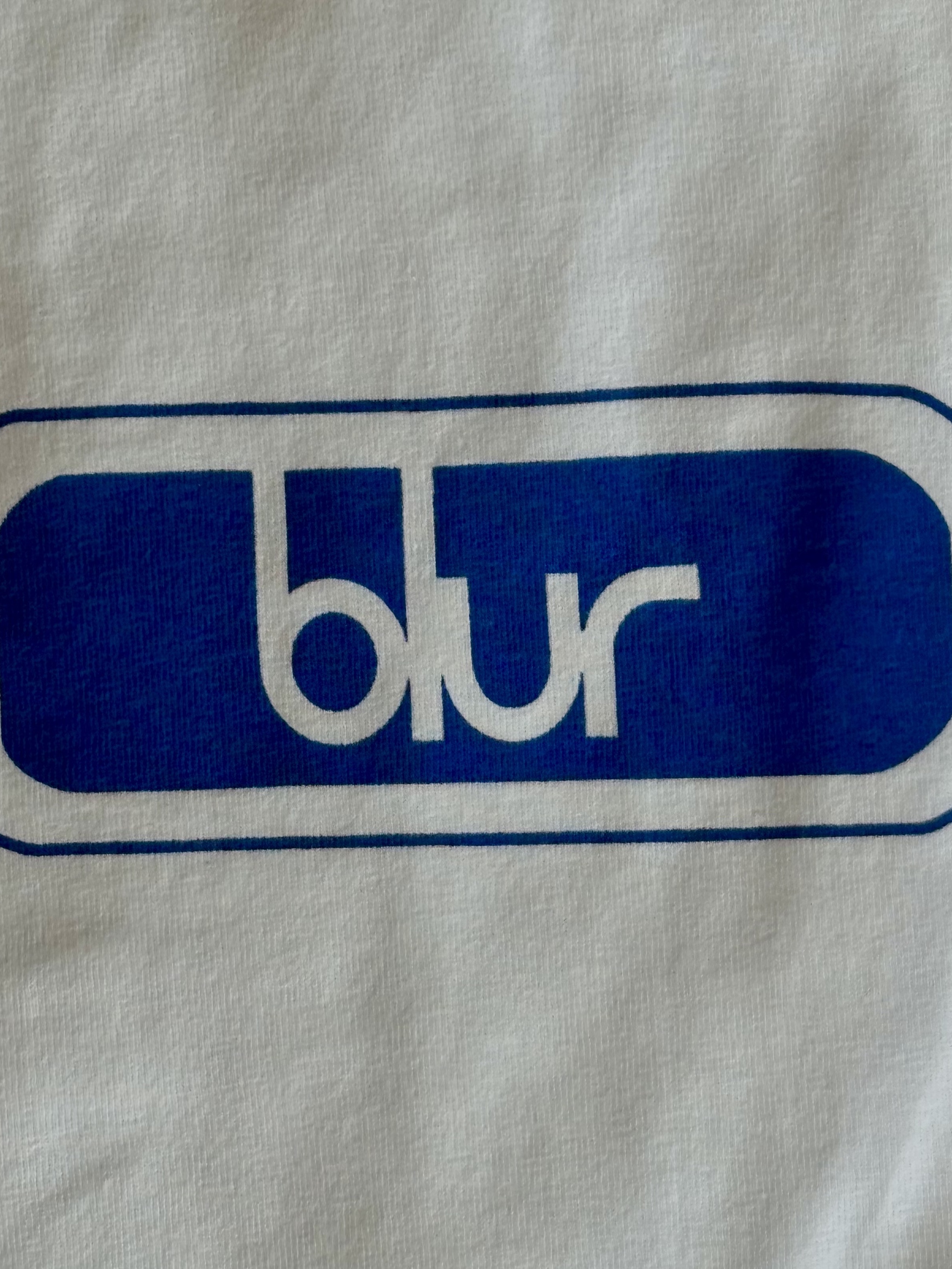 Levi's x Blur Band T-Shirt White 착용 스타일 - 3