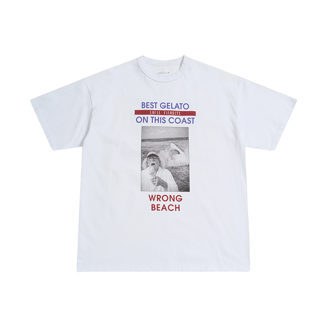 에스티유 아이스크림 티셔츠 인 화이트(STU Icecream T-Shirt In White)