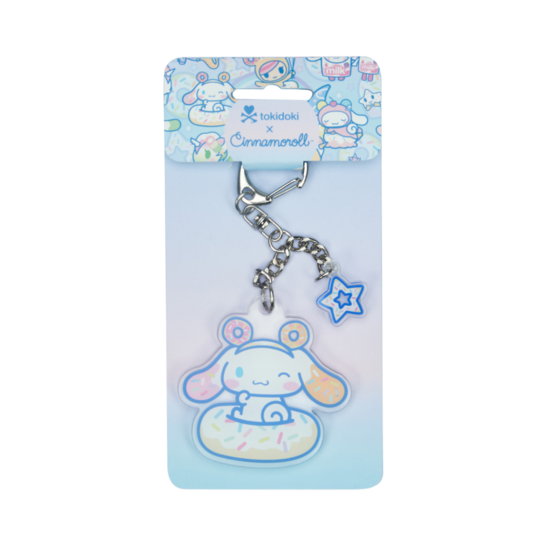킨키로봇 토키도키 x 시나모롤 스윗 트릿 아크릴 키체인 (2503015)(KINKIROBOT tokidoki x CINNAMOROLL Sweet Treats Acrylic Keychain)