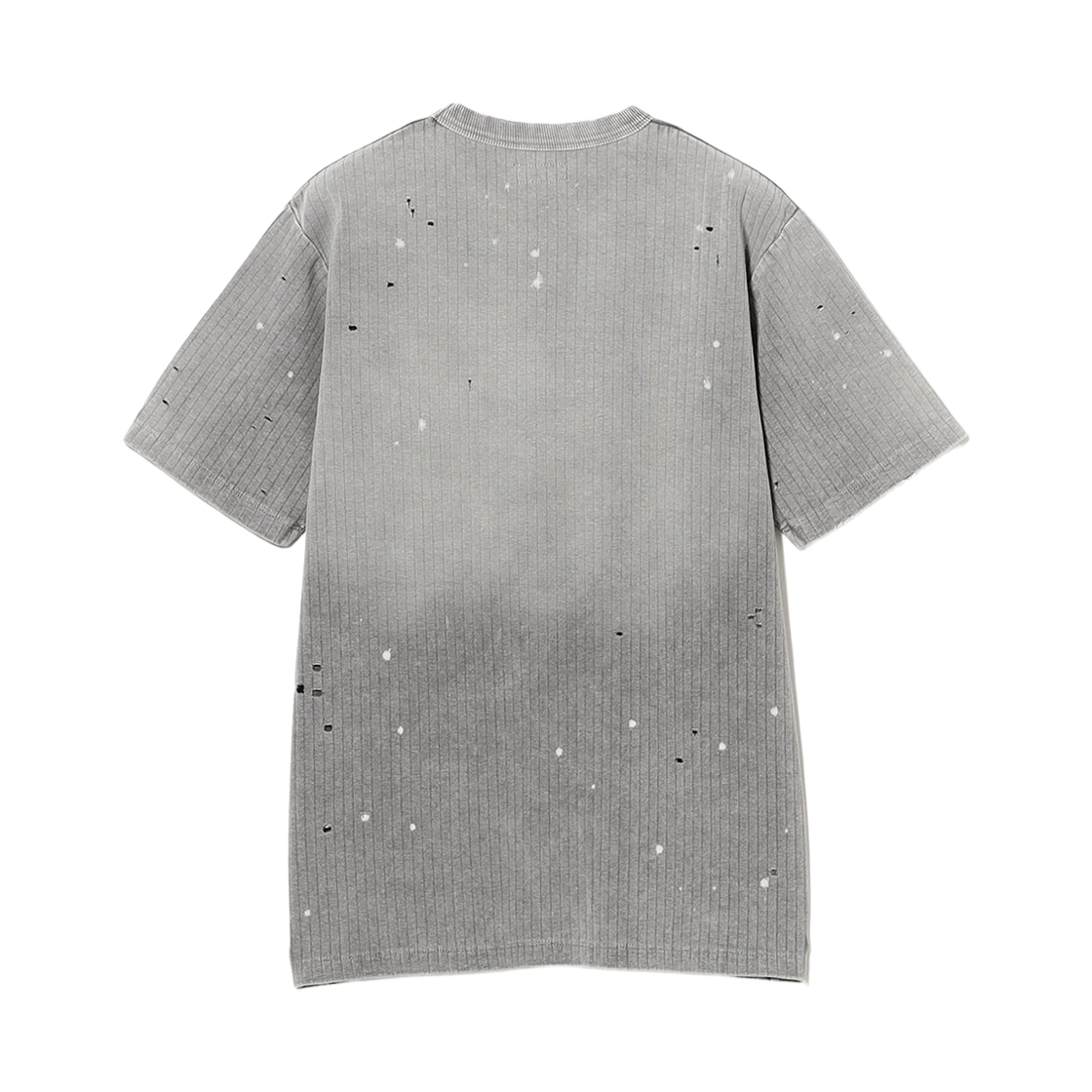 빔즈 페이드 립 티셔츠 페이드 그레이(Beams Fade Rib T-Shirt Fade Grey) - 2